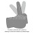 Masturbador femenino o masculino cadera con dildo Streetgirls No. 14
