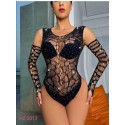 Body de red SpiderWeb con brillitos