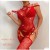 Enterizo de red o Bodystocking color rojo The secret
