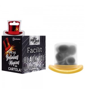 Óvulos Six Ball Facilit Black Ice Bolinha 6 Unidades Soft Love