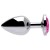 Plug Anal Grande de Metal con Piedra Sensual Love