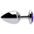 Plug Anal Grande de Metal con Piedra Sensual Love