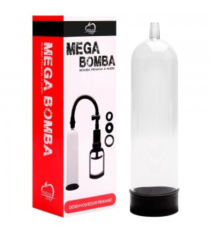 Bomba de Pene Manual con jalador y 3 Anillos Sensual Love