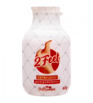 Gel para Fetichismo de Pies - 2 Feet Kissable 60g Hot Flowers