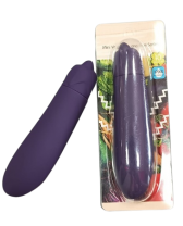 Mini vibrador para clítoris Eggplant - Berenejna a baterias