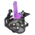 Arnés con dildo Naughty purple boy