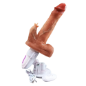Dildo realista telescópico con ventosa y control remoto