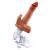Dildo realista telescópico con ventosa y control remoto
