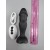 Vibrador anal a control remoto con forma de plug anal
