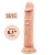 Dildo realista con ventosa y sin Testículos Bárbaro