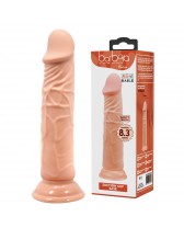 Dildo realista con ventosa y sin Testículos Bárbaro