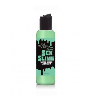 Lubricante íntimo de colores Sex Slime Cum Styled Lubricant 2oz - Green