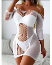 Vestido de red - Bodystocking - que brilla en la oscuridad Diamond Lust