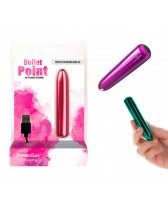Mini vibrador tipo balita a baterías POWERBULLET BULLET POINT