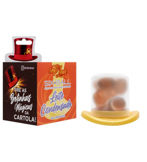 Bolitas eróticas explosivas SIX BALL BOLINHA BEIJÁVEL - 6 unid Leche condensada