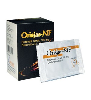 Potenciador masculino Sildenafil en sachet de gel bebible Orisjas-NF Gel