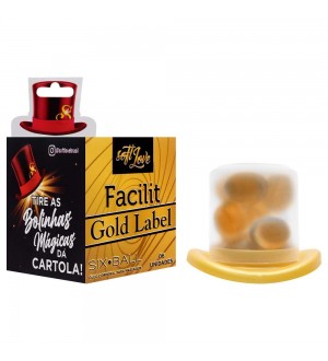 Óvulos lubricantes Six Ball Facilit Gold Label Anal Balls Soft Love