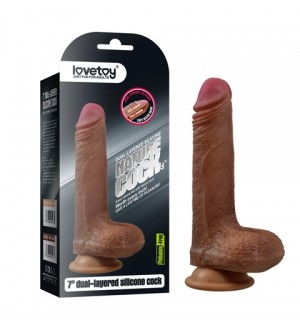 Dildo consolador realista de silicona líquida con base de succión "Proudly 7inch No. 1"