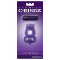 Anillo vibrador para pene de Jelly 02 Lila