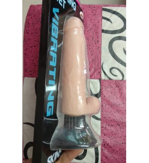 Vibrador realista con base de succión SKINSATIONS SOAKING WET