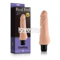 Vibrador consolador realista 7.5'' Real Feel Cyberskin Vibrator