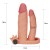 Funda de pene para doble penetración 1" Pleasure X Tender Vibrating Double Penis Sleeve