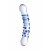 Dildo consolador de cristal Blu Dual Ended Glass Dildo