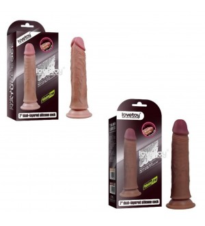 Dildo consolador realista de silicona líquida con base de succión "Proudly 7inch No. 2"