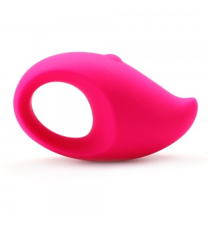 Anillo vibrador de silicona recargable de 5 velocidades