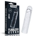 Funda o extensión de pene transparente que añade 2.5 cm de largo