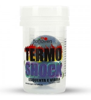 Óvulo lubricante Termo shock que calienta y vibra