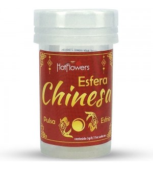 Óvulo lubricante Hot ball plus esfera china x 2